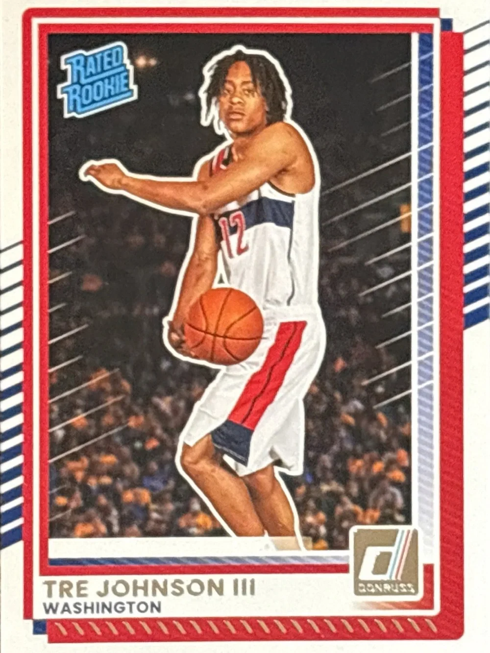 Panini Tre Johnson III Rated Rookie Basketball Trading Card